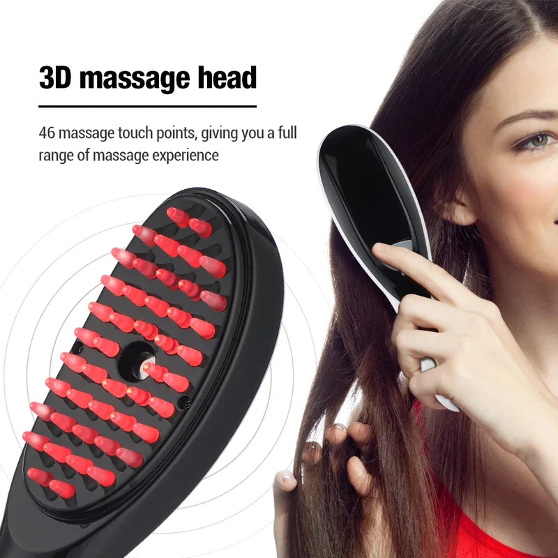 Brosse de massage vibrante pour le cuir chevelu